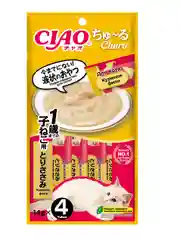 Лакомство INABA CIAO CHURU для котят пюре, стик 14г, 4 шт.
