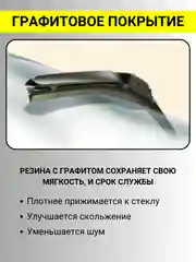 Комплект щеток ЛАДА ВАЗ 2110-2112 2109-2115 ЛОГАН ДАСТЕР ПРИОРА ГАЗЕЛЬ ЛАРГУС гибрид 2 шт