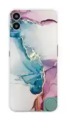 Ледяной силиконовый чехол на CMF Phone 1 / CMF Фон 1 прозрачный, с принтом, защита камеры