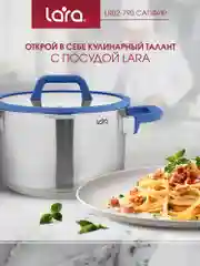 Кастрюля LARA серии САПФИР (нерж)