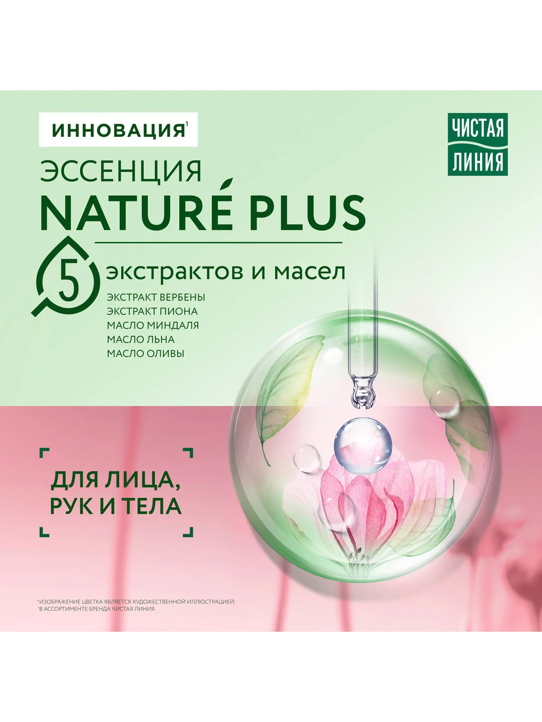 Мыло косметическое Чистая линия "Клубника", для лица, рук и тела, 75 г