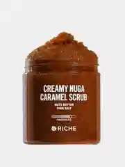 Ореховый скраб для тела Riche NUGA, кремово-карамельный, для всех типов кожи, 275 г