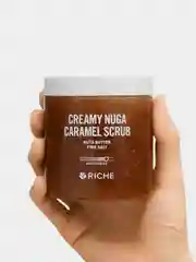 Ореховый скраб для тела Riche NUGA, кремово-карамельный, для всех типов кожи, 275 г