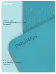 Коврик для фитнеса и йоги нескользящий складной PROIRON, 1830х610х6 мм, TPE, тиффани