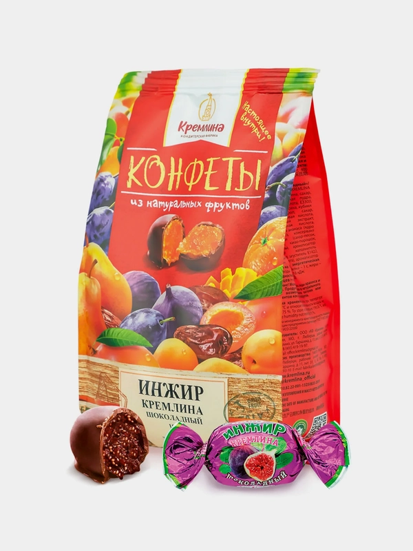 Конфеты Кремлина  "Инжир шоколадный", 190 г