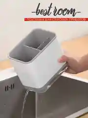 Подставка органайзер для столовых приборов / Сушилка для посуды настольная