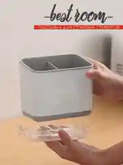Подставка органайзер для столовых приборов / Сушилка для посуды настольная