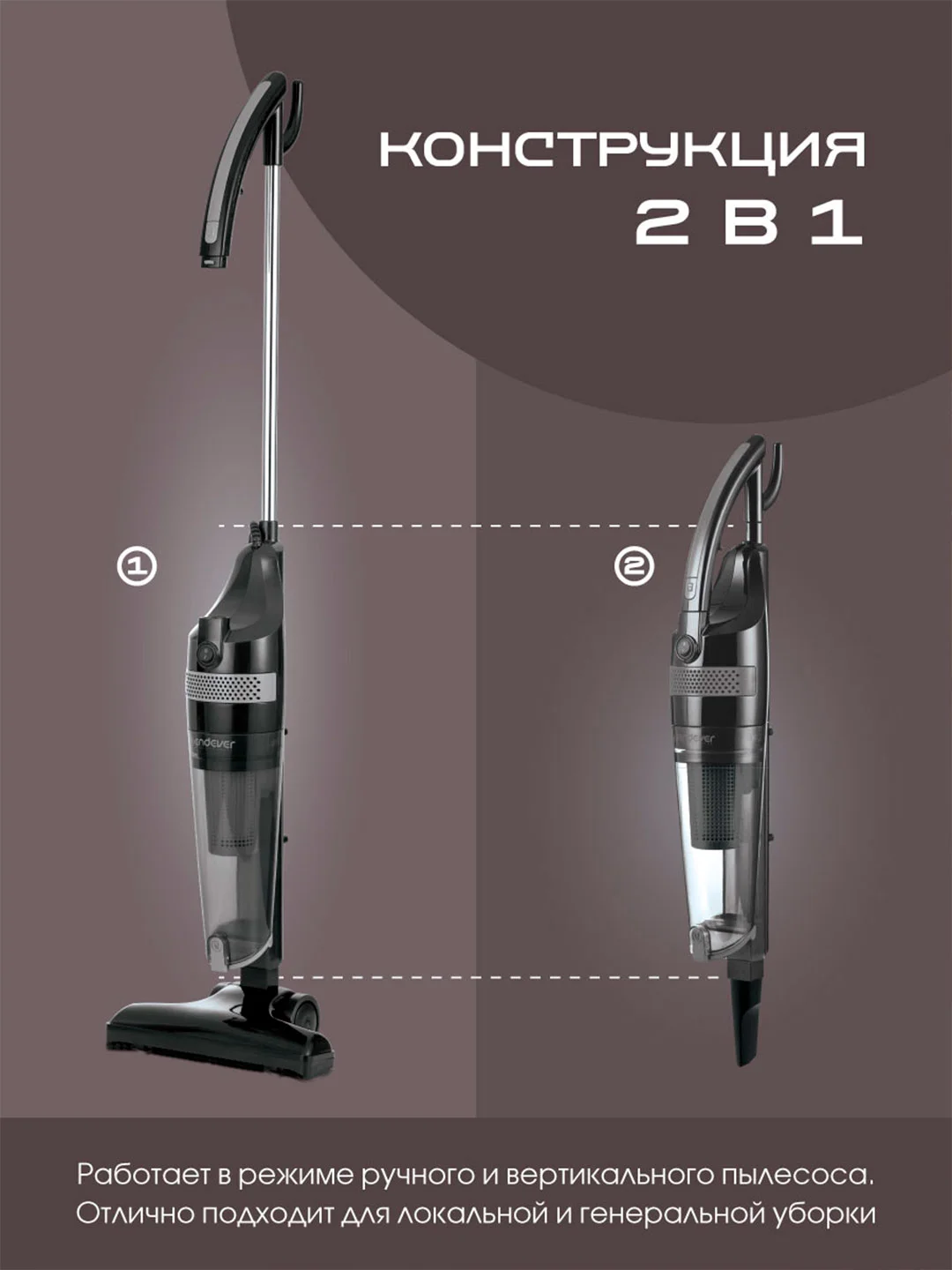 Вертикальный пылесос циклонного типа ENDEVER SKYCLEAN VC-293