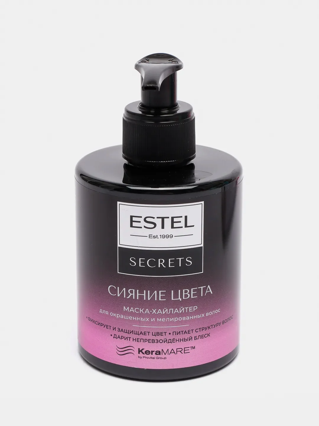 Маска-хайлайтер ESTEL Secrets "Сияние Цвета" для окрашенных мелированных волос, 275 мл