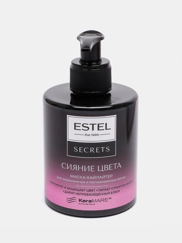 Маска-хайлайтер ESTEL Secrets "Сияние Цвета" для окрашенных мелированных волос, 275 мл