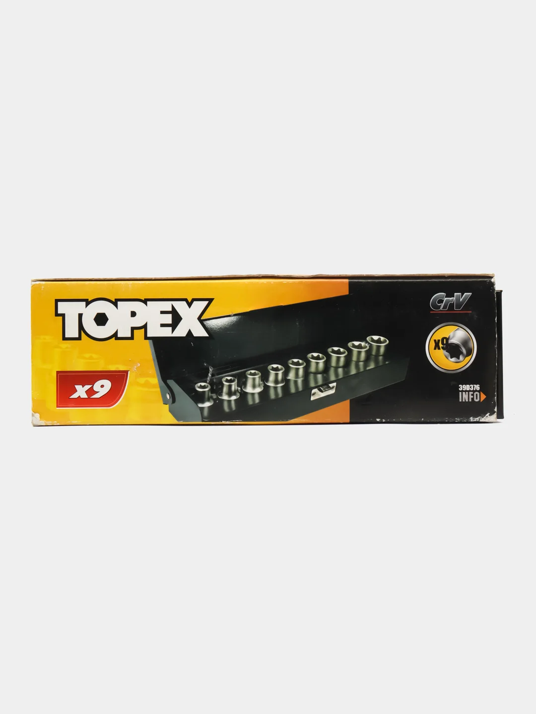 Головка сменная Torx (9 шт 1/2) TOPEX 39D376