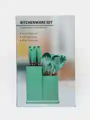Серый кухонный набор, набор для кухни, кухонные принадлежности, приборы дял готовки