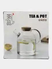 Чайный набор, стеклянный чайник, стеклянная чашка