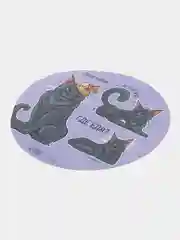Бежевый коврик под миску для кошек и собак, 3 вида