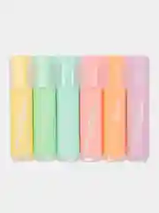 Текстовыделители Brauberg Original Pastel набор 6 цветов, пастельные маркеры, линия 1-5 мм