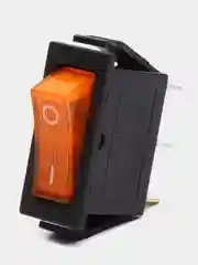 Оранжевый клавишный переключатель 15A 250VAC, 20A 125VAC, выключатель с подсветкой