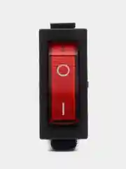 Красный клавишный переключатель 15A 250VAC, 20A 125VAC, выключатель с подсветкой