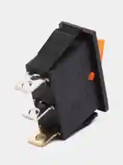 Оранжевый клавишный переключатель 15A 250VAC, 20A 125VAC, выключатель с подсветкой