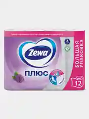 Туалетная бумага Zewa Плюс Сирень, 2 слоя, 12 рулонов