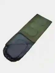 Зеленый спальный мешок с капюшоном -30 С