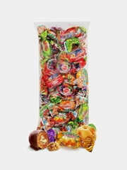 Конфеты Кремлина "Фрукты шоколадные", с орехом, микс, 1000 г