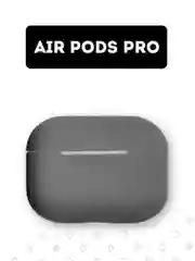 Тёмно-серый чехол для Airpods Pro силиконовый чехол для наушников аирподс про