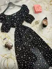 Черный платье женское летнее