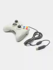 Белый геймпад для XBOX и ПК проводной
