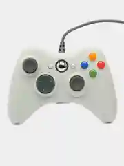 Белый геймпад для XBOX и ПК проводной