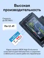 Карта памяти iBOX High Endurance Speed Card 64 GB