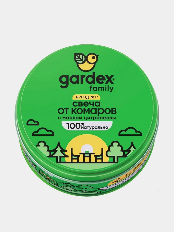 Свеча репеллентная от комаров Gardex Family,