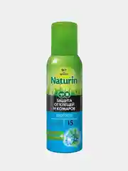 Аэрозоль от клещей и комаров Gardex Naturin, на одежду, 100 мл