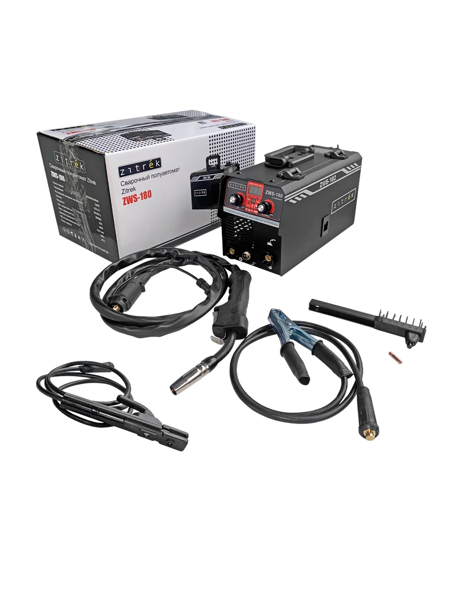 Сварочный полуавтомат Zitrek ZWS-180, MIG/MAG без газа, 180А 051-4685