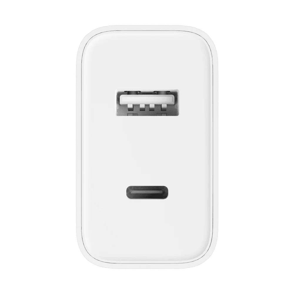 Белый зарядное устройство Xiaomi Mi 33W Wall Charger (Type-A + Type-C)