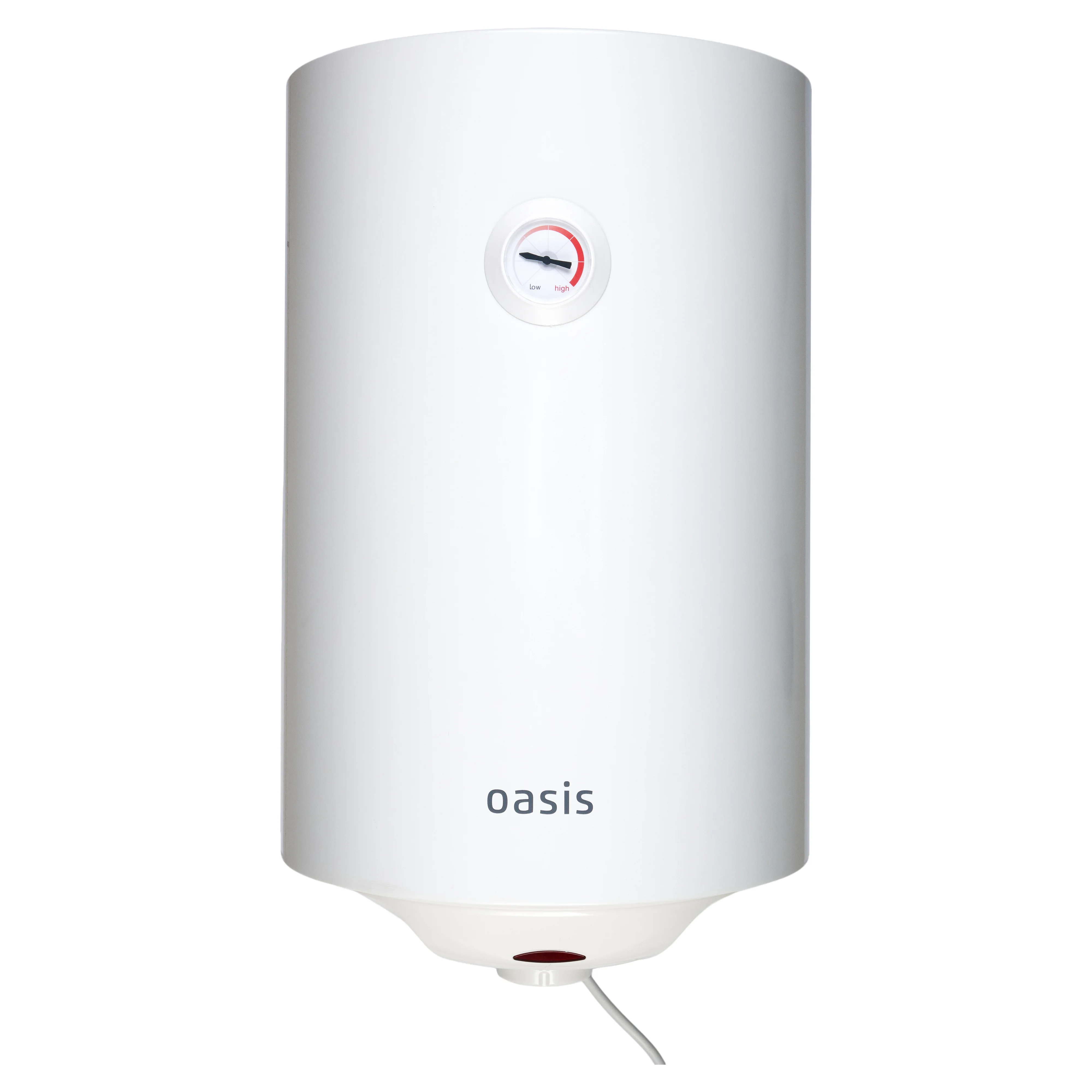 Белый электрический накопительный водонагреватель Oasis MS-50