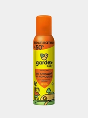Аэрозоль от клещей и комаров Gardex Baby Maxi, на одежду, 150 мл
