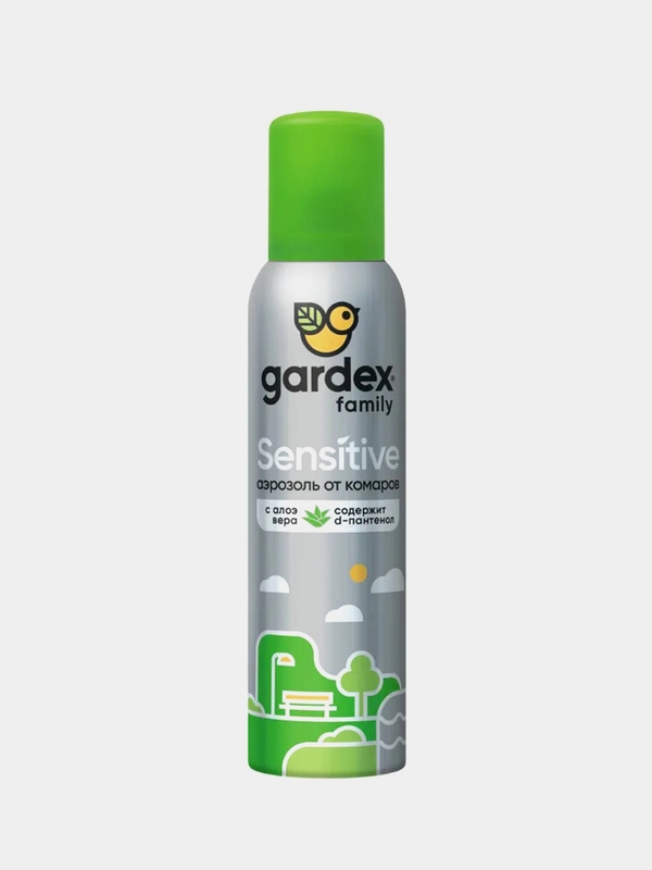 Аэрозоль от комаров Gardex Family Sensitive, 150 мл