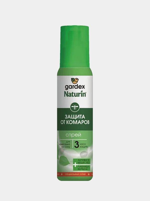 Спрей от комаров Gardex Naturin, 110 мл