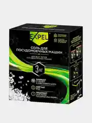 Соль для посудомоечных машин EXPEL, 3 кг
