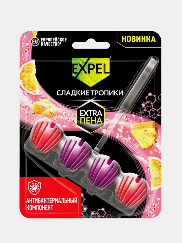 Туалетный блок Expel "Сладкие тропики", 50 г