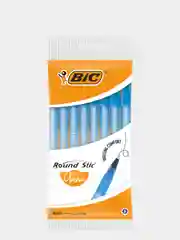 Ручка шариковая, синяя, BIC Round Stic Classic, уп. 8 шт