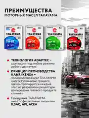 Моторное масло TAKAYAMA SAE 0W-16, ILSAC GF-6B, API SP, синтетическое, 4 л