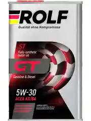 Моторное масло ROLF GT SAE 5W-30, ACEA A3/B4 Синтетическое 1 л