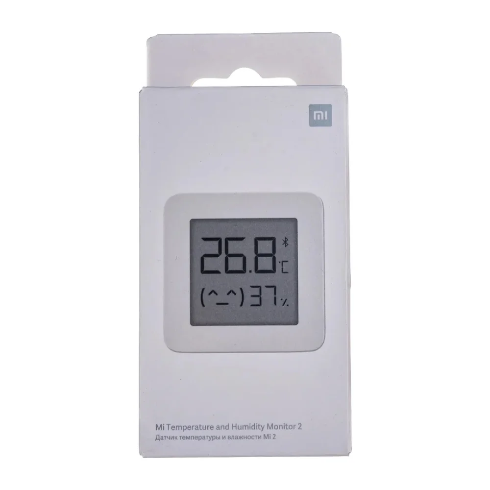 Белый датчик температуры и влажности Xiaomi Mi Temperature and Humidity Monitor 2