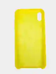 Чехол для iPhone XS Max ярко - жёлтый без логотипа