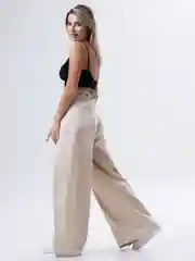 Бежевый меланж брюки женские
