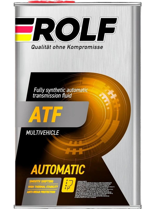 Жидкость для автоматических трансмиссий ROLF ATF Multivehicle, 1 л