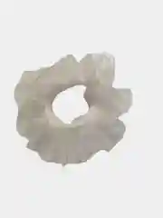 Бант школьный на резинке белый,комплект из двух штук