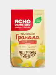 Гранола хрустящая Ясно солнышко, с манго, ананасом и кешью, 250 гр
