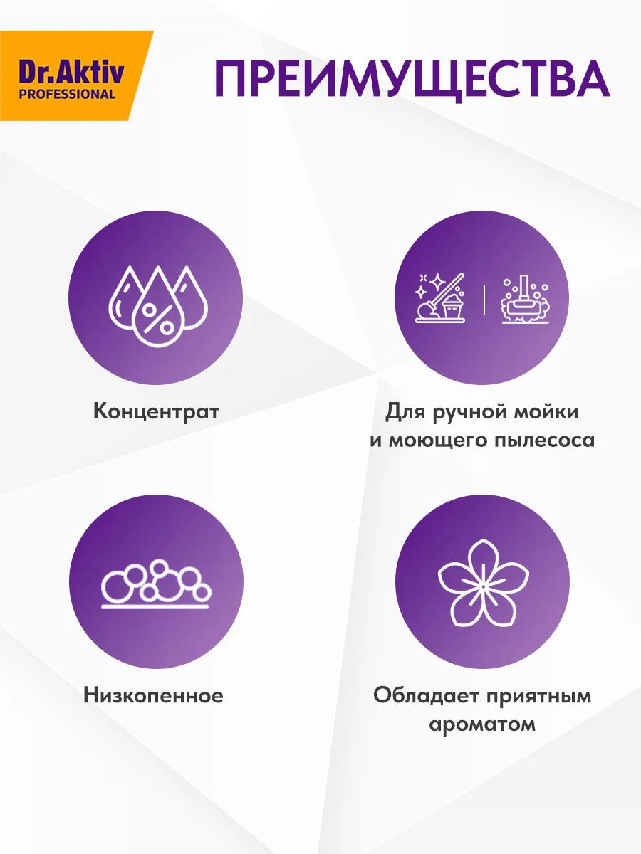 Универсальное средство для мытья полов и стен Dr.Aktiv Kombi, 5 кг